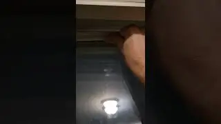 Double hung windows having a gap at the top because the open lock pushed the top down