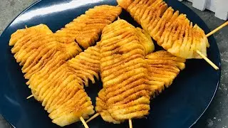 Unique Way To Fry Potatoes | Crispy Accordion Potatoes | Taste Assured