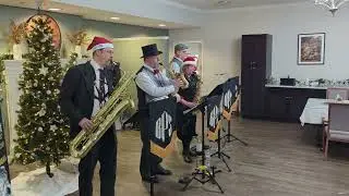Brown Paper Sax plays Sleigh Ride