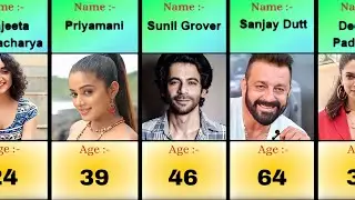 Jawan movie characters and their age | Comparison video