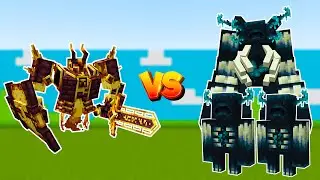 Ignis vs Mutant Warden [Minecraft Mob Battle]