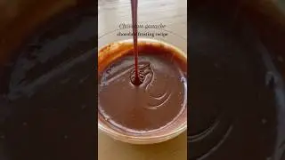Chocolate ganache recipe #chocolateganache