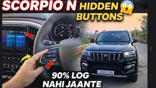 Scorpio N All Control Explained in Hindi |Steering, Cruise & Drive Modes #HiddenFeatures #CarControl