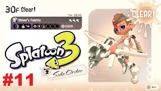 Splatoon 3 - Side Order DLC Walkthrough Gameplay Part 11 Clearing the Spire with Shiver's Palette!