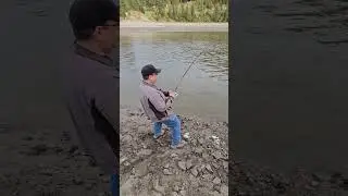 Mouth of the Colville river sturgeon catch and release