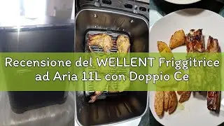 Recensione del WELLENT Friggitrice ad Aria 11L con Doppio Cestello (4+7L), Air Fryer XXL 2600W, Dopp