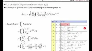 007. Solutions de l'équation radiale