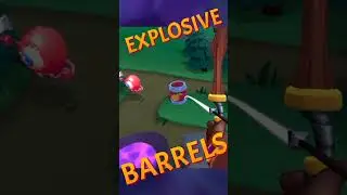 Battle Bows Tips & Tricks | Shoot Barrels to Take Out Multiple Targets #shorts #vrgaming #vr