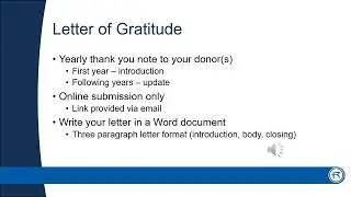 Endowed Sponsored Scholarships