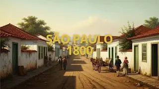 São Paulo Nos Anos 1800 (Reconstrução por IA)