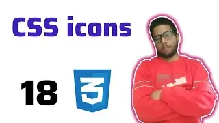 18 css icons tutorial | how to use icons in css