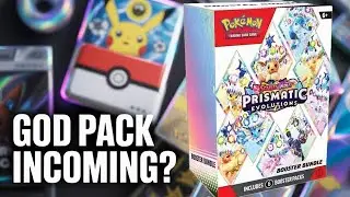 БЕЗУМНАЯ ОХОТА НА &laquo;GOD PACK&raquo;! Открытие Pok&eacute;monTCGPrismaticEvolutionsBoosterBundle