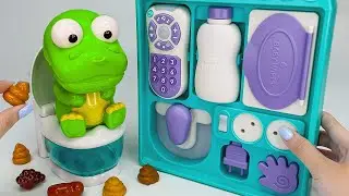 [toy asmr] Krong Potty Training Toy & Fidget Busy Board 크롱 화장실놀이 & 피젯 보드  | Satisfying Unboxing