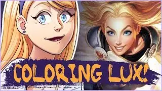 Digital Color full process [Lux, the Lady of Luminosity]