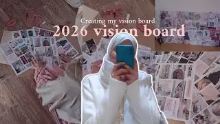 Vision board 2026/كيفاش تحققي أهداف Vision board🍵🩰🎧
