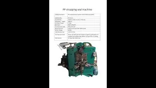 Poly strapping clips making machine for 1/2' and 5/8