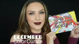 DECEMBER COLOR CURATE UNBOXING & TUTORIAL | CAROL LAGO