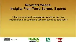 Best Practices with Herbicide-Resistant Weeds