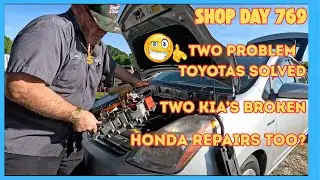PRIUS Problem, COROLLA A/C Too, CRV Shocks & Struts, Kia Won't move, Stinger Misfires, Shop DAY 769