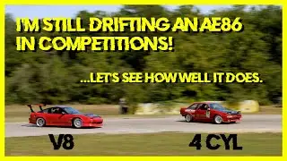 Epic Drift Adventure - Competing in @LoneStarDrift  with BEAMS AE86 - @noriyaro rides drift trike!