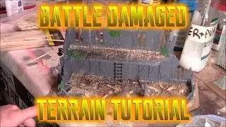 How to Make Battle Damaged Ruins / Terrain Tutorial