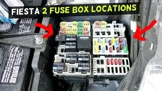 FORD FIESTA FUSE LOCATION FUSE BOX LOCATION MK7 ST
