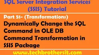 SSIS Tutorial Part 51-Dynamically Change the SQL Command in OLE DB Command Transformation