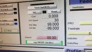 Mach 3 &ldquo;THC Min&rdquo; fix to allow for negative value with Premier Plasma profile
