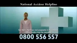 National Accident Helpline - Slip in the kitchen TV ad