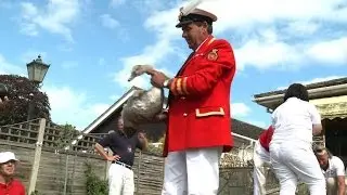 12th century UK tradition of 'swan upping' creating a flap
