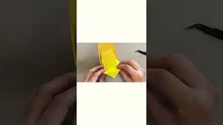 Easy origami paper sledge #shorts #origami