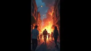 Dramatic Rescue: Off-Duty Man Rushes Into Burning Building to Save a Family