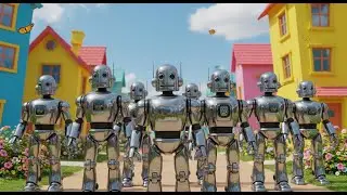 Counting Robots in the City | Best Nursery Rhymes and Kids Songs Collection