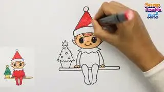 How To Draw Elf On The Shelf Step By Step