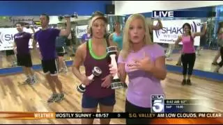 Allie MacKay - Shake Weight workout part !