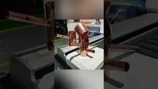 Single chunk copper tube laser cutting!