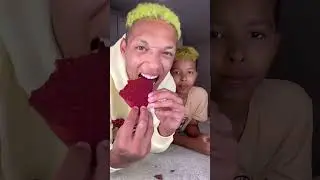 Red spicy one chip challenge #comedy #food #mukbang #eating #takis #tiktok