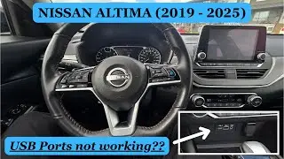 Nissan Altima USB Port (Charger) Not Working? Fuse Location & Fix (2019 - 2025)