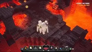 Iron golems vs redstone Monstrosity