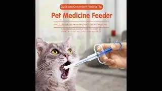 Pet  Pills Dispenser Feeding Kit / Medicine Feeder (Dogs & Cats)