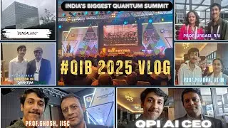 Forget AI! India is Building Q-City 🤯 (What I Discovered at Quantum India Bengaluru 2025)|VLOG||