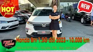 Xe 7 chỗ hot 🔥 Honda BRV 1.5G đời 2023, nhập Indonesia. Xe gia đình lướt nhẹ 10.000km, góp 70%