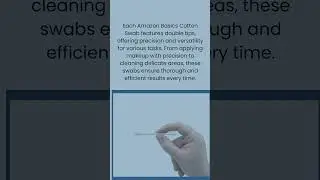 Amazon Basics Cotton Swabs