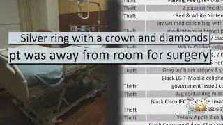 The CBS 11 I-Team Looks At The Frequency Of Thefts In Hospitals