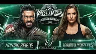 WWE LIVE : ROMAN REIGNS VS QUEEN ZELINA FIGHT PART- 02 #verticallive #wwelivetoday