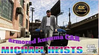 GTA 5 MICHAEL HEISTS ARMORED KURUMA CAR GAMEPLAY