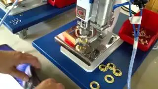 Installing #3 Self-Piercing Eyelet Washers with PL-10