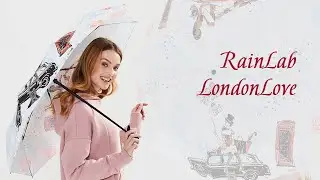 Женский зонт RainLab Pi 101 LondonLove