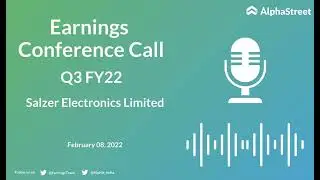 Salzer Electronics Limited Q3 FY22 Earnings Concall