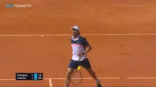 OBSCENE Pablo Cuevas No-Look Tweener Winner | Estoril 2019